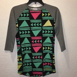 LuLaRoe Tops - Aztec style half sleeve shirt LuLaRoe Tops - Aztec style half sleeve shirt
